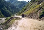 Pakistan truck on the Karakoram Highway